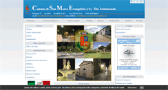 Desktop Screenshot of comune.sanmarcoevangelista.ce.it